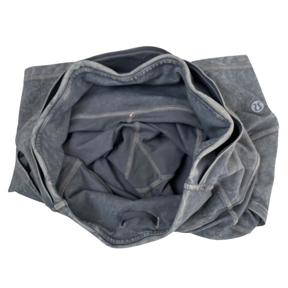 lululemon Fast And Free Short 6” Non-Reflective Ice Dye Asphalt Grey Sz 4‎ - Picture 11 of 14